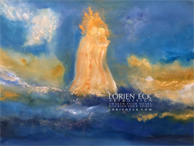 Thumbnail image of Glow, a mixed media painting by lorien eck to navigate to glow page